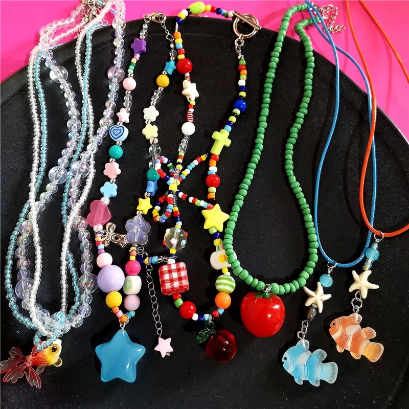 Women'S Emo Accessories - Милое летнее Y2K сердце фрукты томат