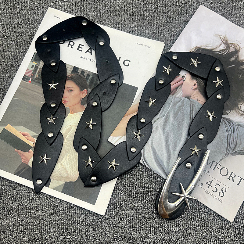 Women'S Emo Accessories - 2024 винтажный дизайнерский ремень в готическом
