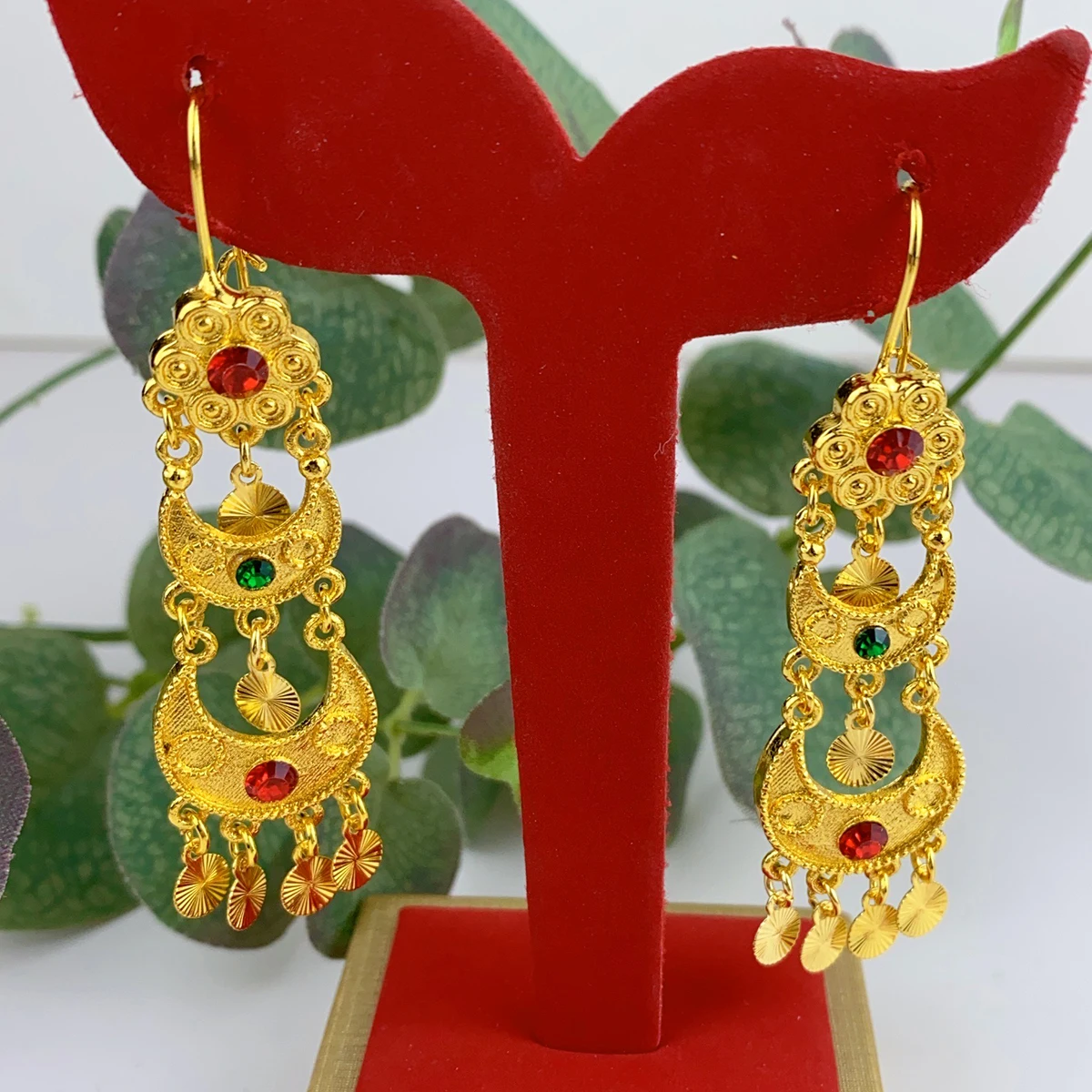 Индийские висячие серьги, ювел – обзор и цена Women Accessories Dubai
