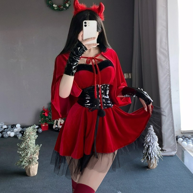 Костюм для косплея «Красный дь – обзор и цена Women'S Red Accessories