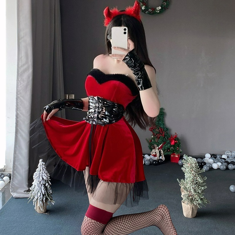 Костюм для косплея «Красный дь – обзор и цена Women'S Red Accessories