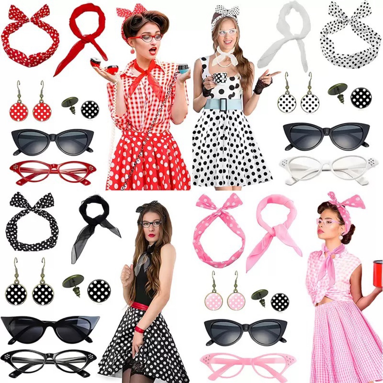 Костюм для женской вечеринки в – обзор и цена Women'S Accessories In The 1950S