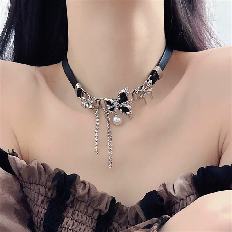 Y2K винтажное ожерелье с бабоч – обзор и цена Women'S Emo Accessories