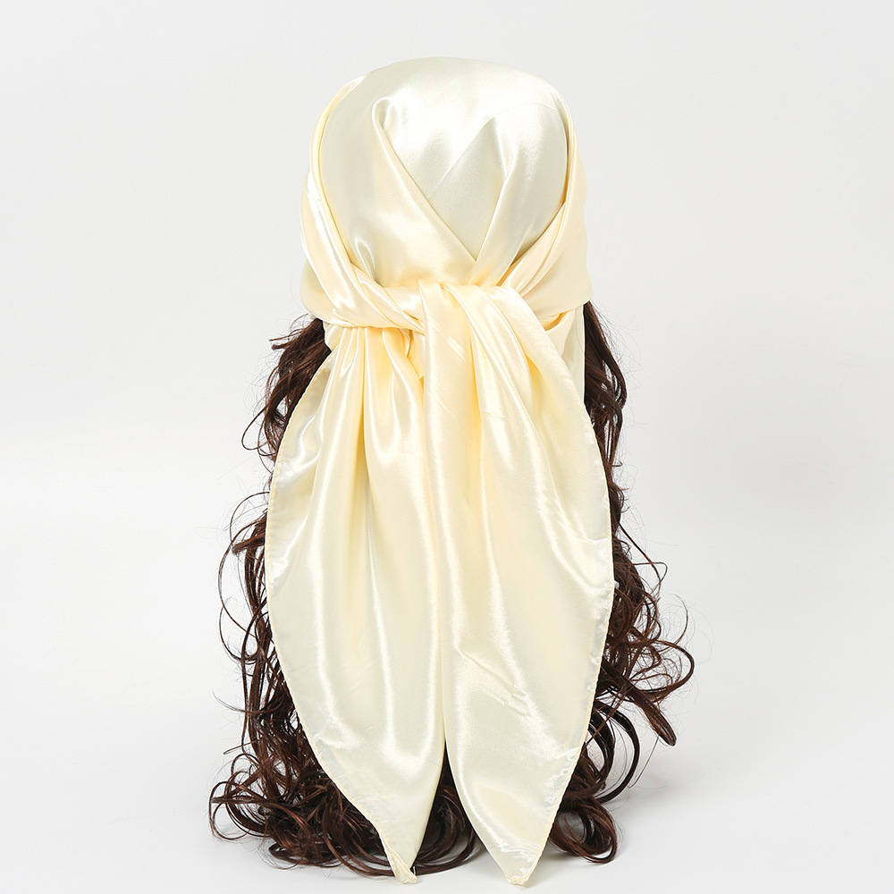 90 см однотонный шейный платок – обзор и цена Silk Scarf Square